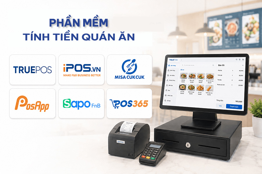 Top 6 phần mềm quán ăn được sử dụng phổ biến nhất.