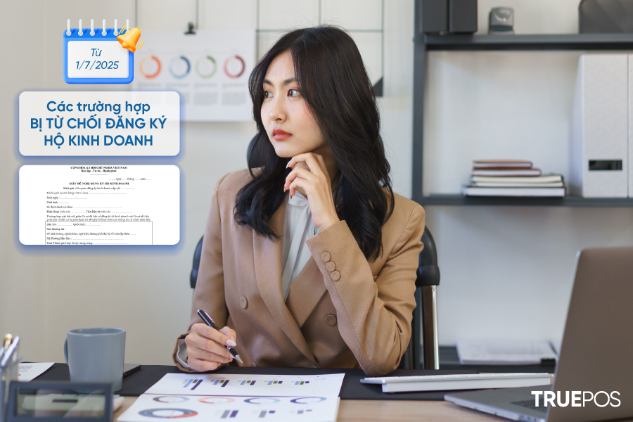 Có 2 trường hợp chính bị từ chối đăng ký HKD theo NĐ 168/2025/NĐ-CP