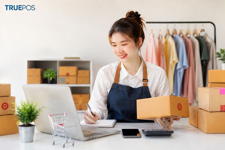 Doanh thu bán hàng là tổng số tiền shop thu được từ việc bán sản phẩm