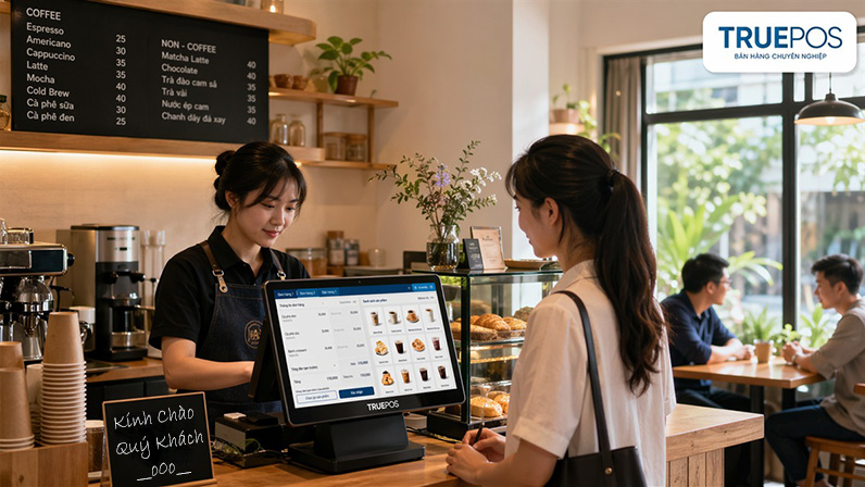 Quán cà phê nhỏ được setup mang lại trải nghiệm tốt hơn cho khách hàng.