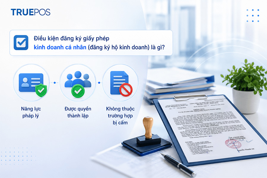 3 điều kiện quan trọng để được cấp GPKD.