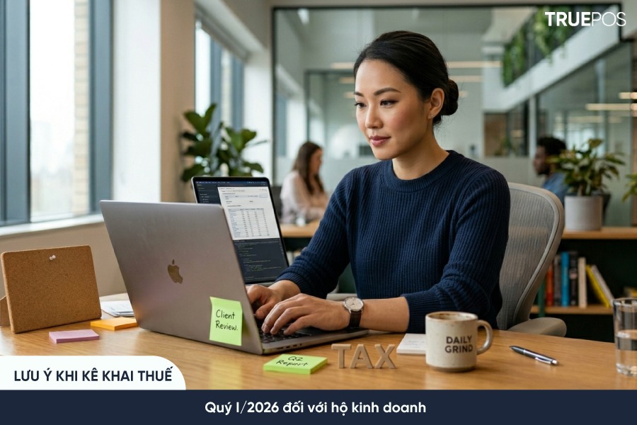 HKD lưu ý khi kê khai thuế đầu năm 2026.