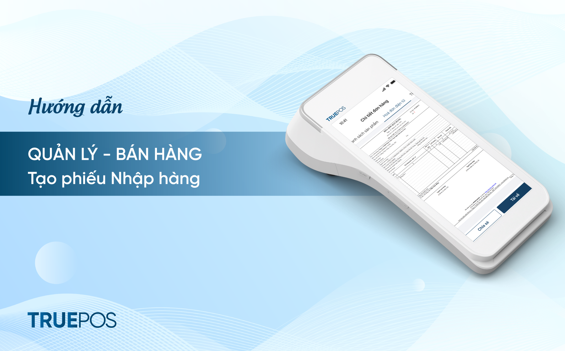 Hướng dẫn tạo Phiếu nhập hàng