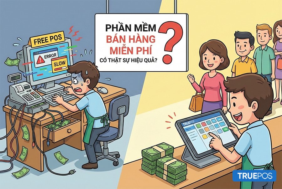 Phần mềm bán hàng miễn phí giúp người dùng có thời gian trải nghiệm dịch vụ của nhà cung cấp