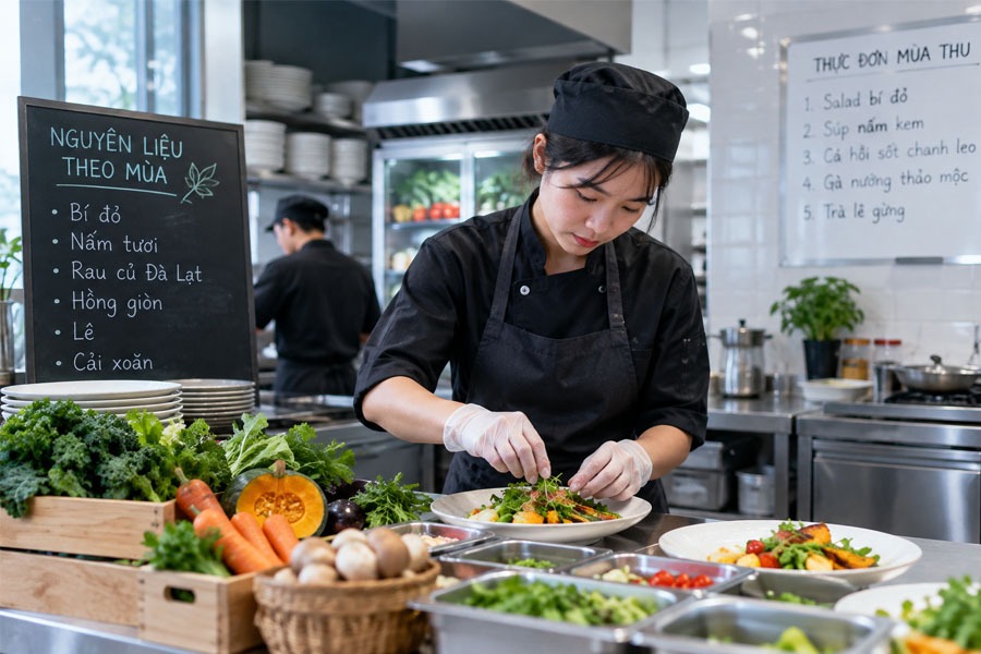 Nhà hàng cần chuẩn bị đồng bộ từ nguyên liệu đến vận hành khi thay đổi thực đơn.