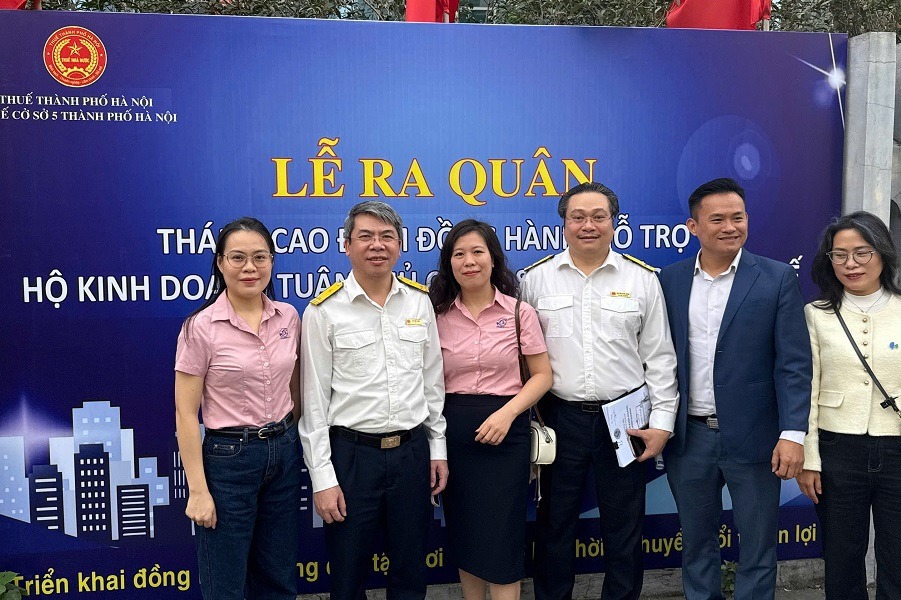 TruePOS cùng Thuế Hà Nội tại lễ ra quân "đồng hành, hỗ trợ, hướng dẫn hộ kinh doanh tuân thủ pháp luật Thuế"