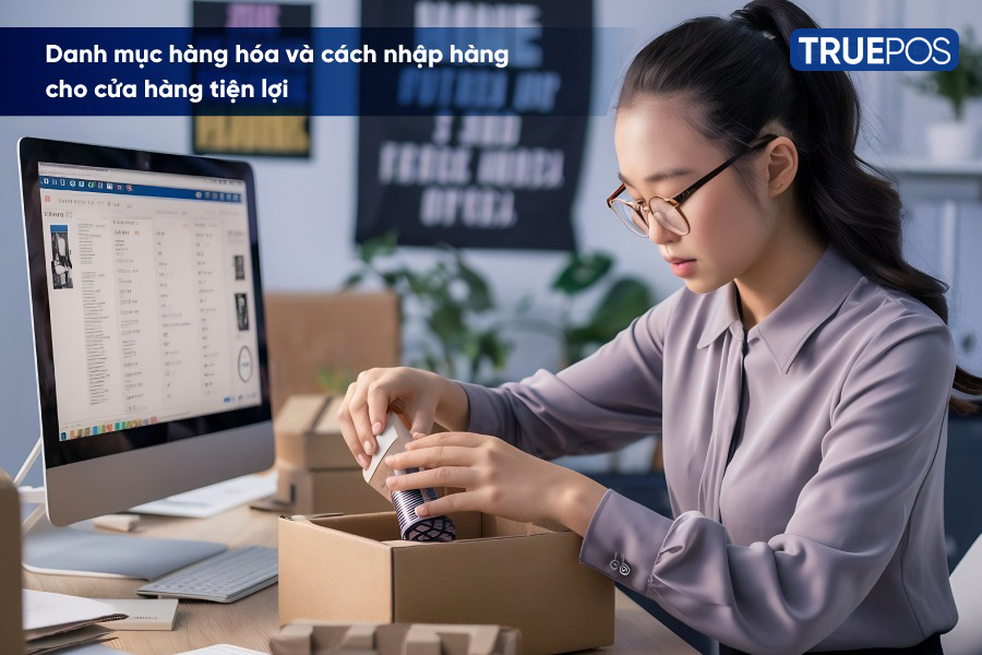 Danh mục hàng hóa, khâu nhập hàng là khâu quan trọng không thể bỏ qua.