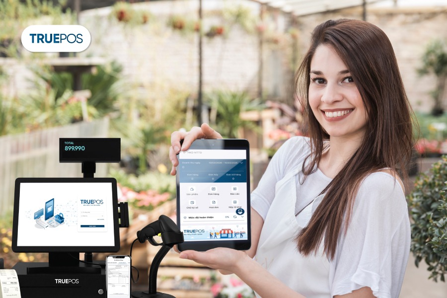 TruePOS Mobile giúp HKD quản lý đơn hàng linh hoạt, hạn chế sai sót.