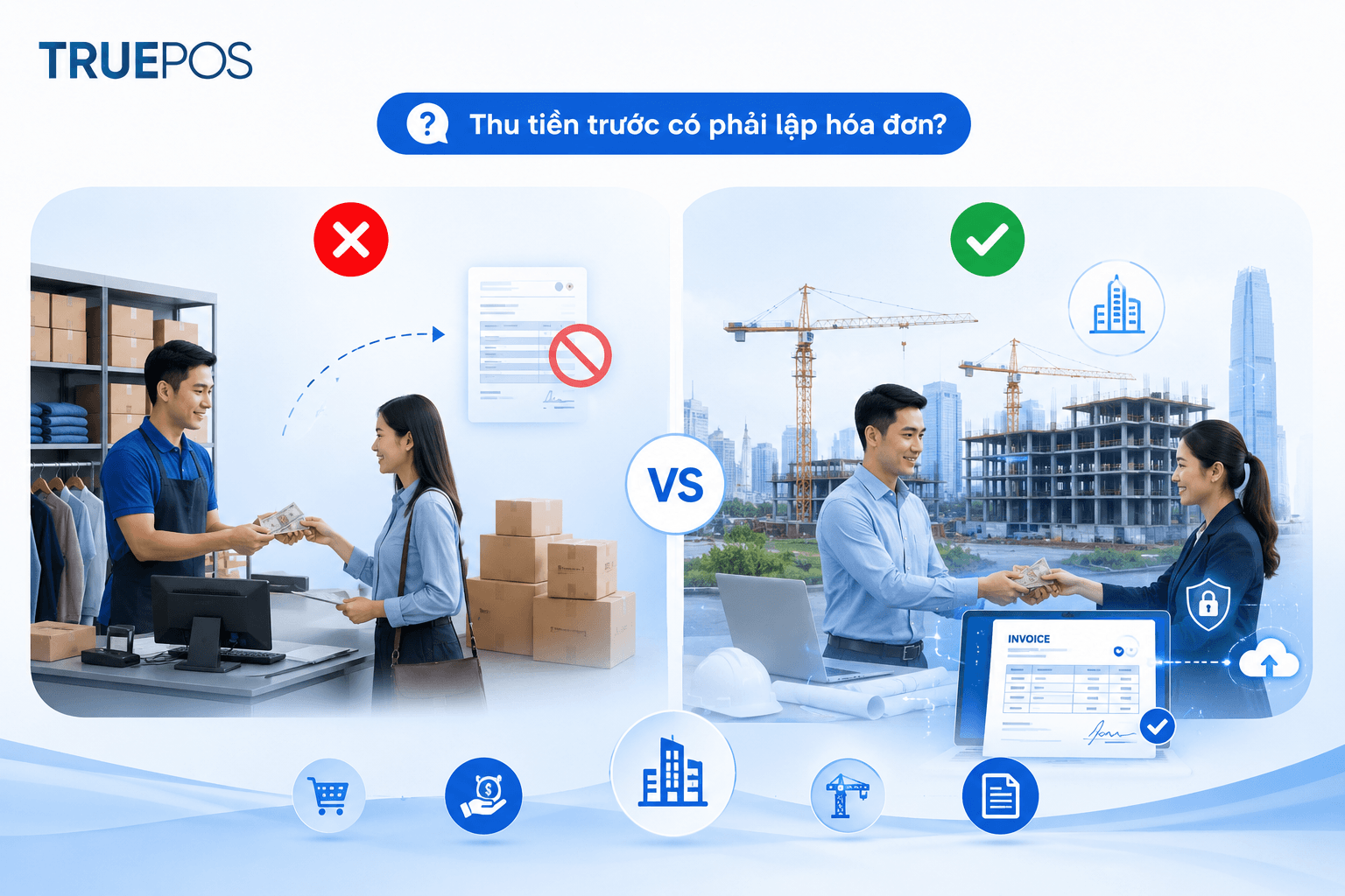 Lưu ý về lập hóa đơn trong trường hợp đã thu tiền.