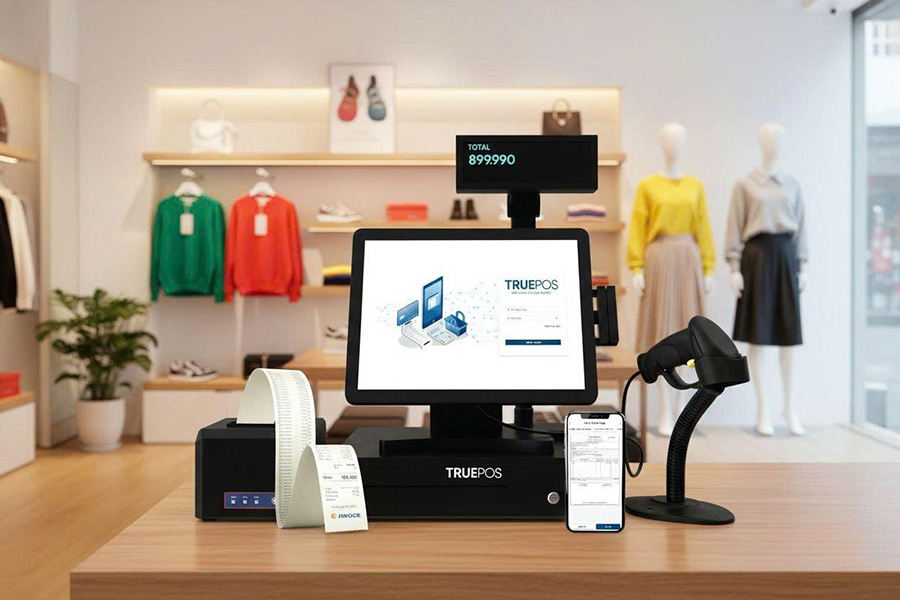 Hóa đơn điện tử được khởi tạo từ máy tính tiền của cửa hàng