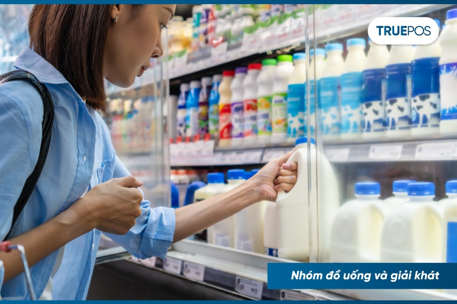 Nhóm đồ uống, giải khát có tốc độ quay vòng nhanh.