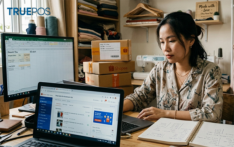 Nhiều người kinh doanh trên sàn điện tử theo dõi thủ công dẫn đến lệch doanh thu, kê khai thiếu Thuế.