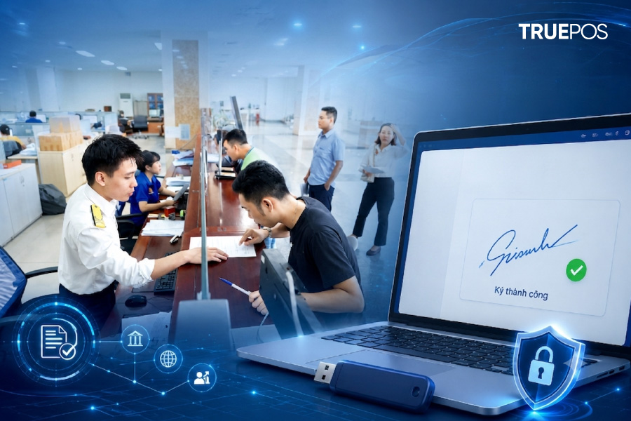 Chủ hộ kinh doanh ký số khi làm thủ tục theo hình thức nộp trực tuyến