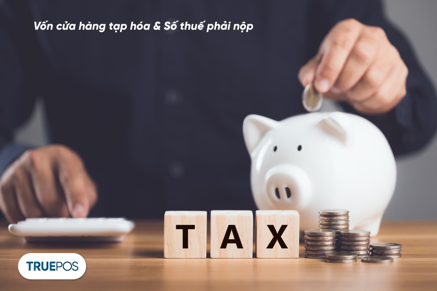 Vốn ghi trên giấy chứng nhận đăng ký kinh doanh và mối liên hệ với số thuế phải nộp.