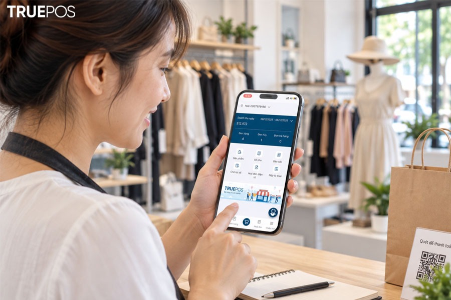 Phần mềm TruePOS là một giải pháp hỗ trợ HKD nhỏ lẻ trong việc bán hàng.