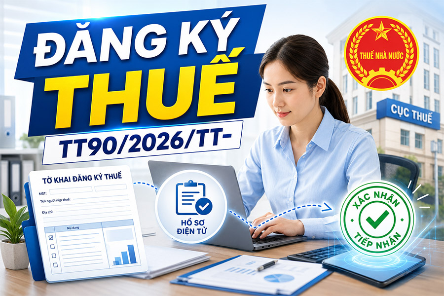 Hướng dẫn đăng ký thuế lần đầu cho hộ kinh doanh theo Thông tư 90/2026/TT-BTC