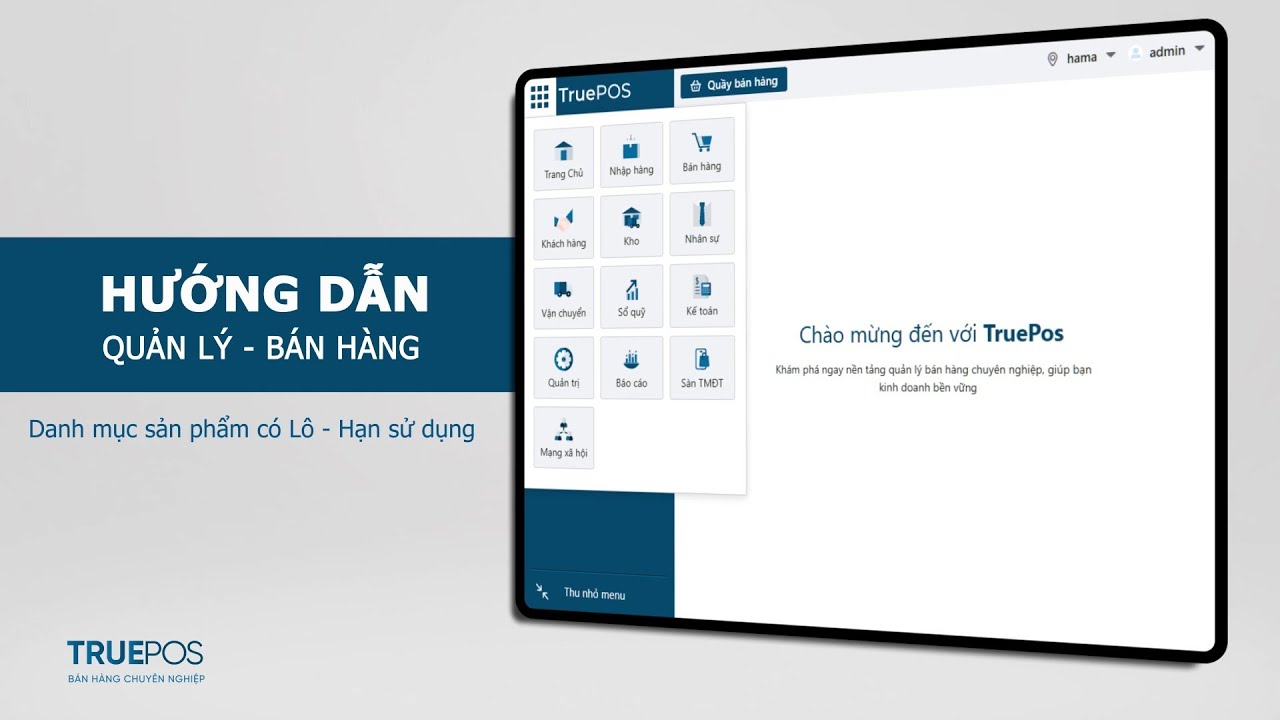 Hướng dẫn quản lý và bán hàng với Danh mục sản phẩm có Lô - Hạn sử dụng