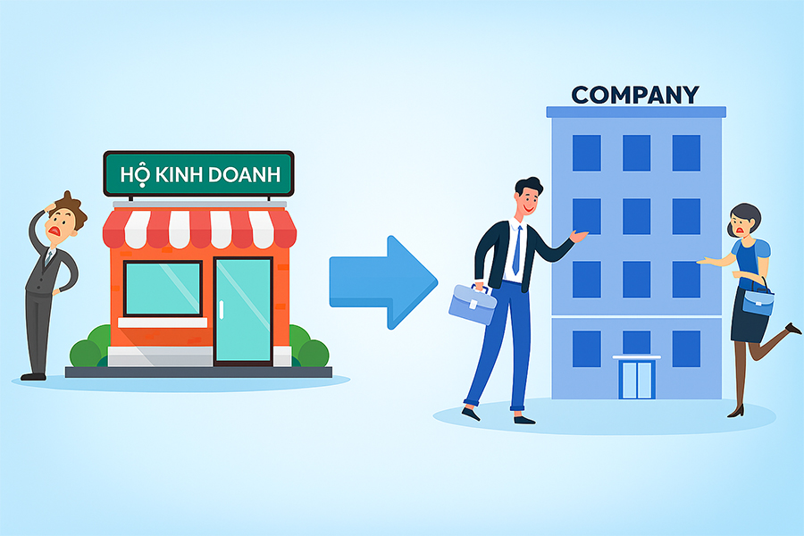 Có nên chuyển đổi từ hộ kinh doanh sang doanh nghiệp không?